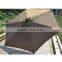Outdoor Patio Beach Aluminium Sun Shade Solar Powered Handle Led Light Umbrella Clear Led Umbrella