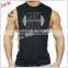 Mens New Low Cut Workout T-Shirt Bodybuilding Tank Top Black Moisture-wicking Muscle Tank Top Shirt                        
                                                Quality Choice