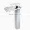 Waterfall basin faucet