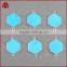 Sterling Silver Hexagon Charm Pendant Genuine Turquoise Jewelry Pendants                        
                                                Quality Choice