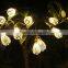 Warm white led drip string light 110v 220v Patio lights led string decorative metal strip for Wedding Party Christmas Bedroom