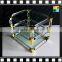 2016 Popular Clear Acrylic Plexiglass PMMA Living Room Table With Steel for Office/home/hotel