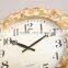 Eco-friendly Home Decor Natual Garden Rattan Vintage Wall Clock