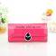 2016 Amazon hot sale leather lady clutch bag fashion waterproof women purse unique design wallet
