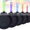 MSF-6098 Magic new aluminum fry pan bottom with colorful decal bakelite handle with same color coating with bottom decal