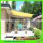 3m x 3m x3m HDPE new material beige color sun shade sails netting cover for garden and outdoor patio cover usage
