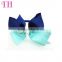 Baby Girl Elastic Hair Bands Solid Color Pony Tail Holder Hair Bow Headband