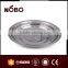 wholesale delicacy stainless steel with decorative design plate