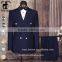 custom made hand work frock double breasted 100wool fabric brand three colors black royal navy blue 2 piece work party mans suit