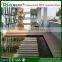 Grooved decking tile made of eco-friendly WPC material for outdoor landscape and public places