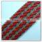 1.25 inch colored stripe polyester webbing for luggages