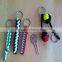 handmade surivival paracord keychain nylon cord keychain