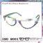 Cat eye style pattern plastic optical glasses