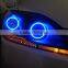 2014 Hot Selling Super Bright Color Changing Angel Eyes Headlight for Toyota Prado