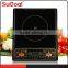 220V Copper Coil Black Glass Crystal Electric induction oven