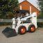 ZOT 650KG skid steer loader with 60HP desiel engine, closed cab