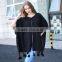 Big street PU edging latest fashion wooden beads decorated office shawl cloak