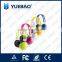 fashion colorful wired free samples headphnoe with cheap price