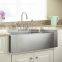 304 Farmhouse sink stainless steel kitchen sink with designed apron