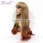 Fashion Pretty Tangle Free Customized Long Wave Human Hair Wig