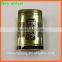 rectangular coffee/tea tin can