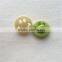 Fancy smiling face buttons resin button printing polyester resin button