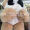 Women Gifts christmas present CuteReal rex Rabbit Fur Ball Fluffy Key Chain Car Keychain Key Ring Bag Purse Charm toys