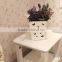 Square wood flower pot cheap plant flower pots with exquisite pattern