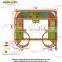Indoor Children Kids Soft Play Area Equipment, Indoor Soft Playground Plastic Material Soft Indoor Amusement Equipment