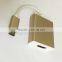 149mm length champagne color matel shelled Type C to HDMl adapter for TV