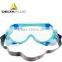 Clear Polycarbonate Goggles 4 Ventilator Woven Elastic Strap