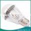 E27 7W 2800-3200K Warm White Light Radar Inductive LED Light Bulb
