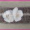 cute baby girls flower headband handmade knitted crochet headband