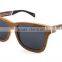 Custom high quality Skateboard Wood sunglasses with acetate tips