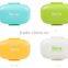 Fashion mini 4 cells plastic pill box and storage box