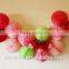Big Tissue Paper Christmas Decoration Paper Honeycomb Ball for latest wedding decoration