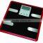super large glass digital body fat kcal weighing scale with touch button 330*330