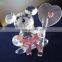 Vivid shape christmas crystal strap gift in home decoration