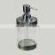 2016 crystal new design empty glass hand wahing liquid bottle