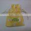black special organic printed cotton shoe bag
