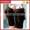 V-410 fashion crochet knitting fingerless mittten gloves with fur pom knit arm warmer
