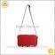 Large Capacity Red Non Woven Lightweight Custom Messenger Bag