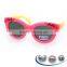 Lovely OEM frame cute girls custom logo retro kids sunglasses