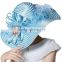 New Arrival Women Derby Hat Racing Hat With Flower Trimming Wholesale