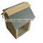 2016 Eco-friendly slate garden bird cage pet house small wooden bird houses