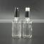 60ml Clear Glass Dropper Vials Gold Spray Cap