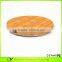 round bamboo wood wireless charger for Samsung Galaxy S7/S7 Edge Qi Wireless Phone Charger