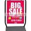 2016 Popular Iron Pole Plastic Waterbase Swing Poster Stand Pavement Sign