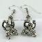 925 Sterling Silver Beads Oxidized Jhumka Earring, Fine Silver Jewellery, Online Silver Jewellery