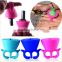2016 hotest sale Nail care tools and equipment silicone stand for nail polish bottle